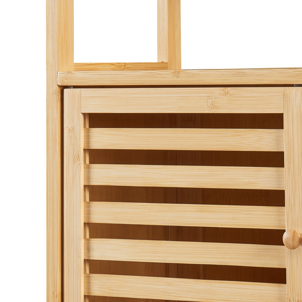 Étagère de salle de bain Haugesund 158x60x26 cm Bambou [en.casa]