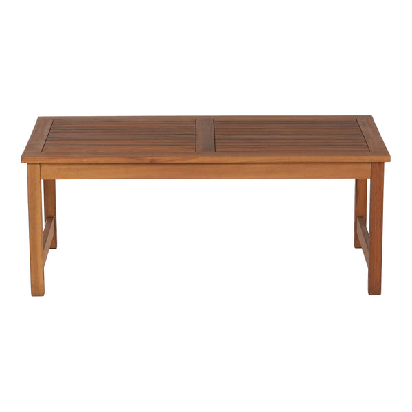 Ensemble de mobilier de jardin Cannole 4 pièces Bois d'acacia Couleur bois [casa.pro]