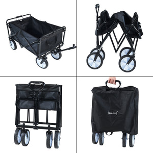 Chariot Stenlille 84x55 cm max. 80kg Noir [pro.tec]