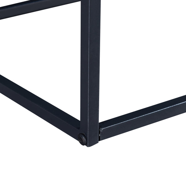 Étagère autoportante Råde 180 x 100 x 35 cm noir [en.casa]