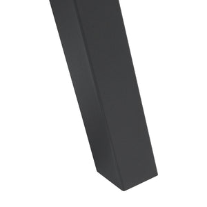 Ensemble de 2 pieds de table Mariager 42x40cm Noir [en.casa]