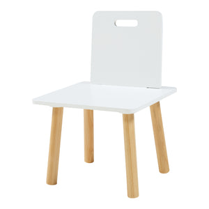 Ensemble de bureau et chaise pour enfants Skjervøy naturel blanc [en.casa]