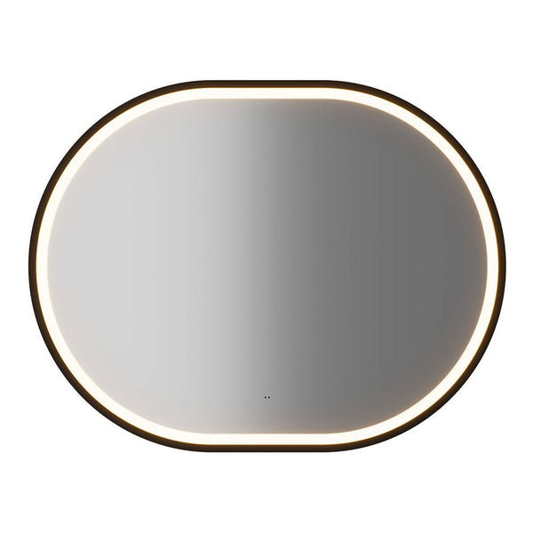 Ensemble de meubles de salle de bains NEWPORT avec miroir 80 x 57 x 39 cm effet chêne [en.casa]