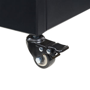 Cloison Surnskoki avec jardinière Acier Noir [casa.pro]