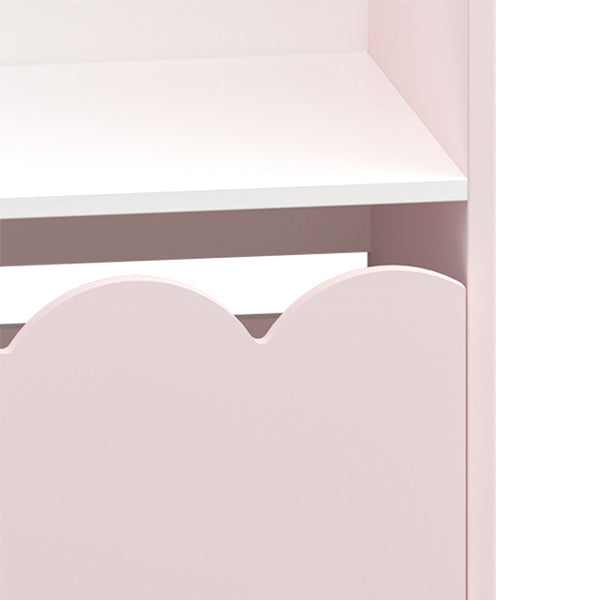 Étagère pour enfants Vestnes 114x91x30 cm Cotton Candy/Blanc [en.casa]