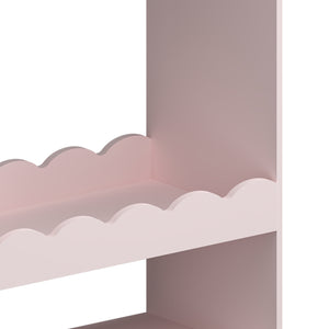 Porte-manteau pour enfants Vestnes avec miroir 115x63x38 cm Cotton Candy [en.casa]