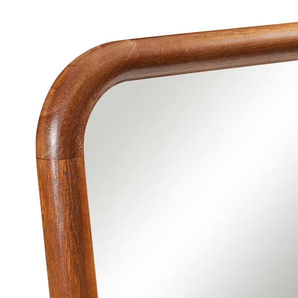 Miroir mural Ristijarvi 120 x 40 cm marron [en.casa] 