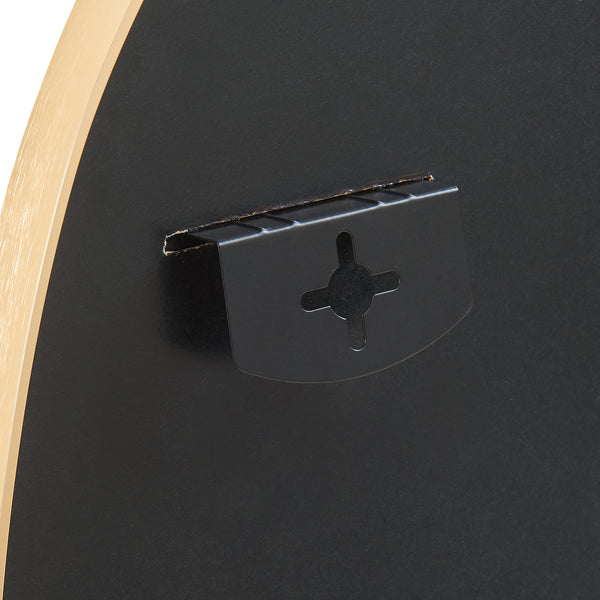 Miroir mural Lardkapihond 75x53 cm couleur or [en.casa]