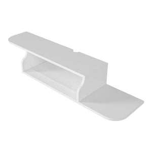 Meuble TV Kershaby mural 120 x 30 x 19 cm blanc [en.casa] 