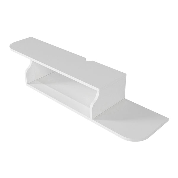 Meuble TV Kershaby mural 120 x 30 x 19 cm blanc [en.casa] 