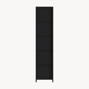 Armoire vitrine Ostersund acier 174 x 40 x 35 cm noir [en.casa]