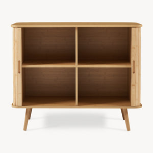 Meuble d’appoint Nordkapp 100 x 40 x 80 cm bambou naturel [en.casa]