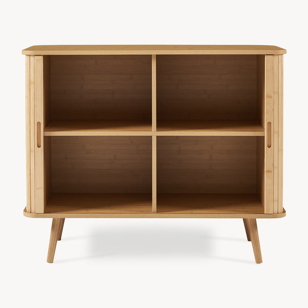 Meuble d’appoint Nordkapp 100 x 40 x 80 cm bambou naturel [en.casa]