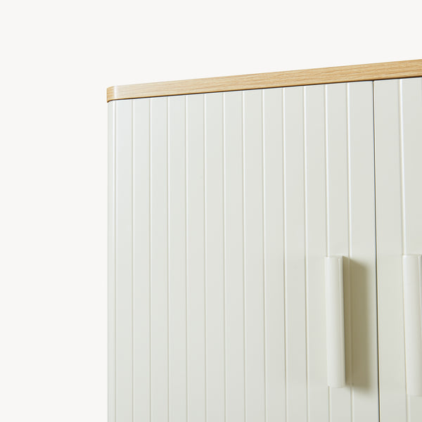 Meuble WC Ferrersp 160 x 63 x 20 cm effet chêne sable naturel [en.casa]