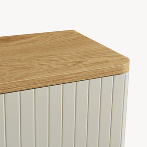 Armoire suspendue Ferrersp 50x45x24 cm aspect chêne / couleur sable [en.casa]