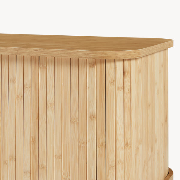 Banc à chaussures Tvedestrand bambou 50 x 80 x 40 cm naturel beige [en.casa]