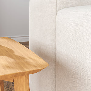 Table d'appoint Haad 45 x 50 x 50 cm bambou naturel [en.casa] 