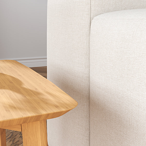 Table d'appoint Haad 45 x 50 x 50 cm bambou naturel [en.casa] 