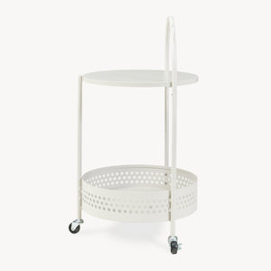 Desserte à roulettes Jässaatka 76 x 40 cm gris [en.casa]