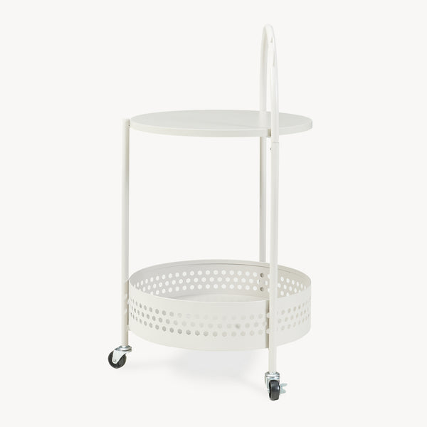 Desserte à roulettes Jässaatka 76 x 40 cm gris [en.casa]