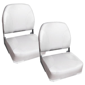 Siège Pilot de Bateau Similicuir Métal Plastique 42x39x51 cm Plusieurs Couleurs [pro.tec]