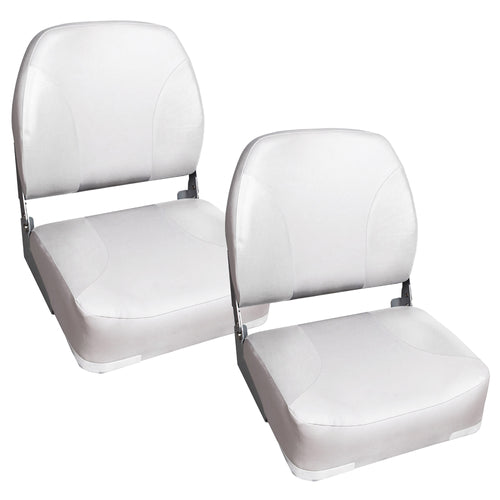 Siège Pilot de Bateau Similicuir Métal Plastique 42x39x51 cm Plusieurs Couleurs [pro.tec]