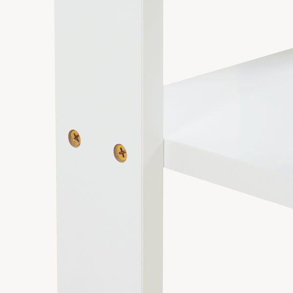 Table d'appoint Thyholm 55x30x30 cm Blanc [en.casa]