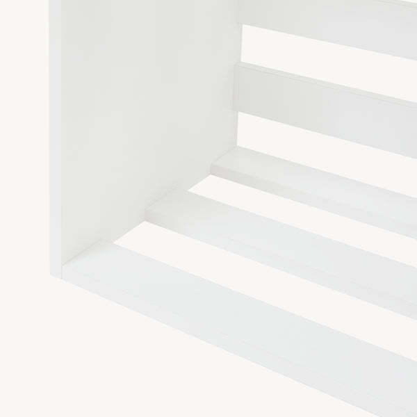 Table d'appoint Rønde 43x64x33 cm Blanc [en.casa]