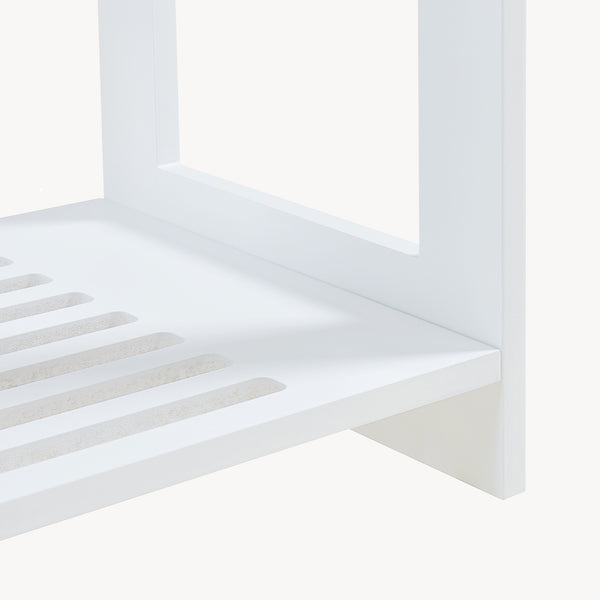 Porte-manteau Langeskov 78x75x35cm Blanc [en.casa]