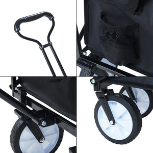 Chariot Stenlille 84x55 cm max. 80kg Noir [pro.tec]