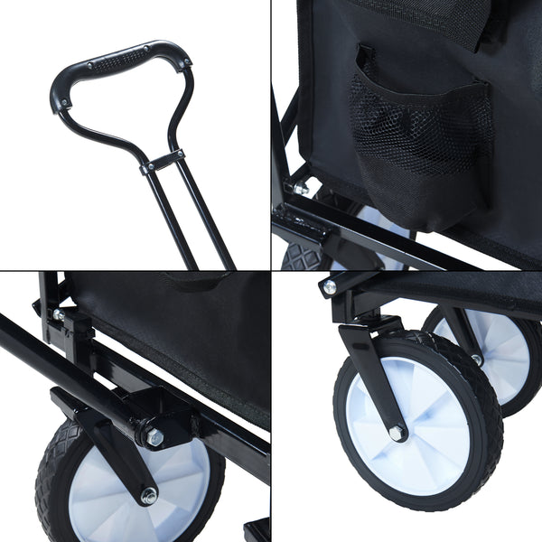 Chariot Stenlille 84x55 cm max. 80kg Noir [pro.tec]