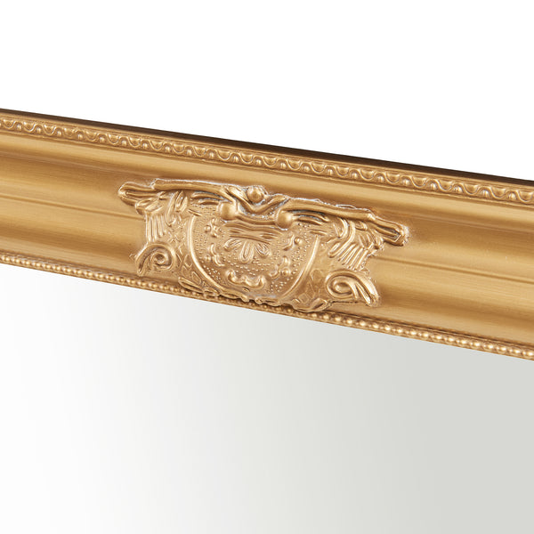 Miroir mural Punkalaidun de style baroque 80x60 cm couleur or [en.casa]