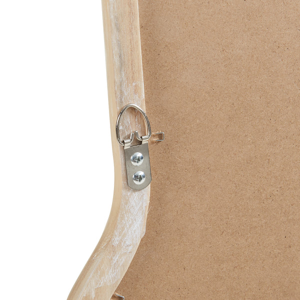 Miroir mural Bellerirnu 90x60 cm aspect chêne Sonoma [en.casa]