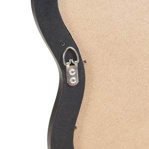 Miroir mural Koster 90x60 cm Noir [en.casa]