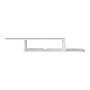 Meuble TV Kershaby mural 120 x 30 x 19 cm blanc [en.casa] 