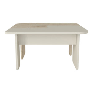 Table basse Boneksbelt 2 pcs. Couleurs grès et travertin [en.casa]