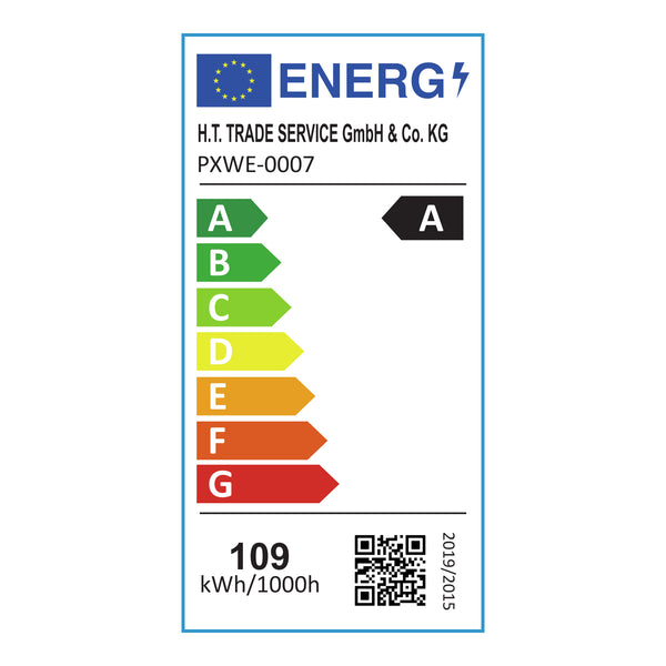 Suspension Oupilu avec LED intégrées Métal 120x25x25 cm Noir/Blanc [lux.pro]