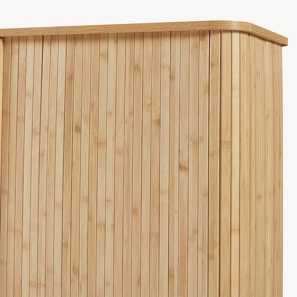Meuble d’appoint Nordkapp 100 x 40 x 80 cm bambou naturel [en.casa]