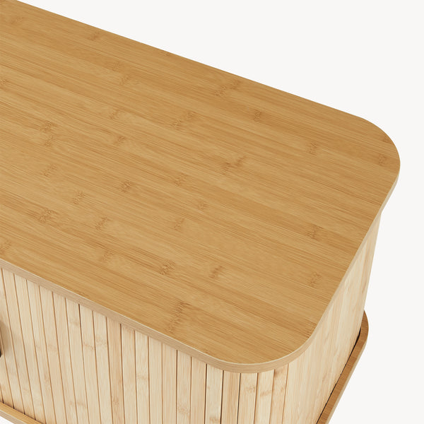 Banc à chaussures Tvedestrand bambou 50 x 80 x 40 cm naturel beige [en.casa]