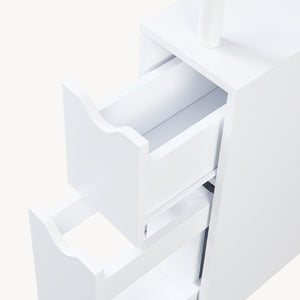 Étagère de salle de bain Fadeskimma 113 x 19 x 45 cm blanc [en.casa]