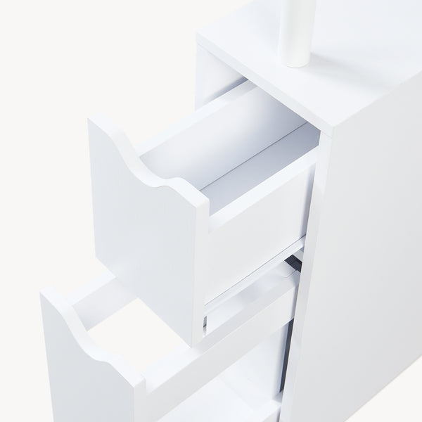 Étagère de salle de bain Fadeskimma 113 x 19 x 45 cm blanc [en.casa]