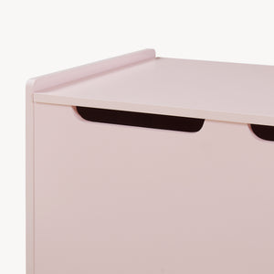 Coffre à jouets Virer 60 x 40 x 45 cm rose [en.casa]