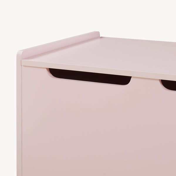 Coffre à jouets Virer 60 x 40 x 45 cm rose [en.casa]