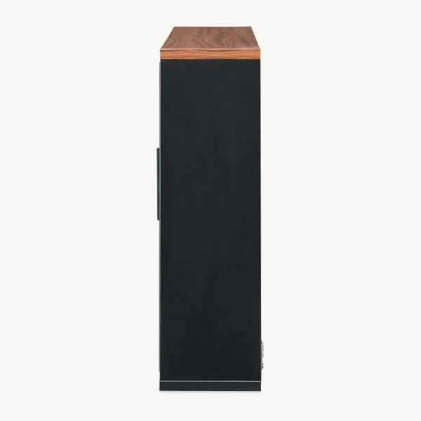 Armoire murale de salle de bain avec miroir Trond 50 x 60 x 15 cm noir effet noyer [en.casa]