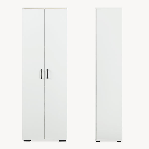 Armoire Chalvefted 175x60x35 cm Blanc [en.casa]