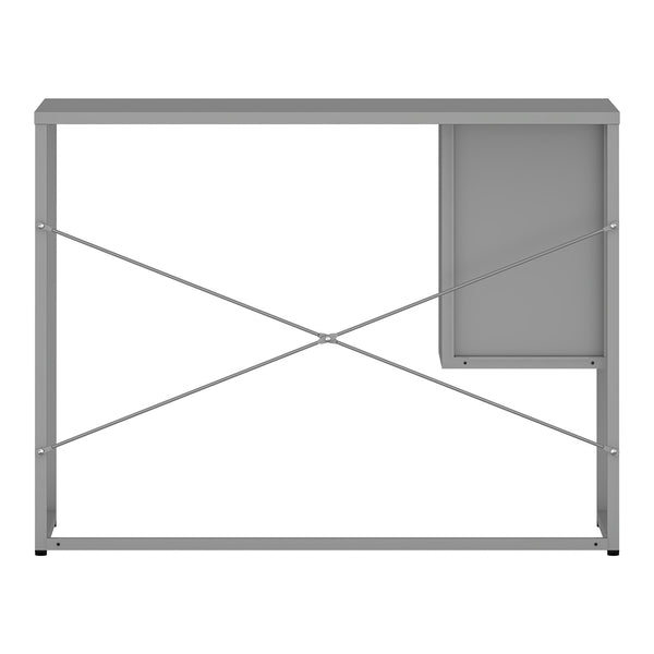 Bureau Sund Acier 75x100x50 cm Gris [en.casa]