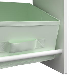 Étagère pour enfants Vipsali vert menthe / blanc [en.casa] 