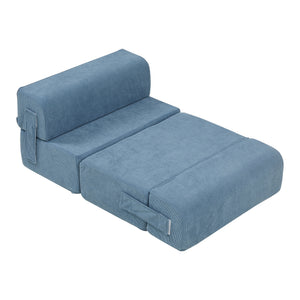 Escalier pour animaux Joelerhatra 45 x 50 x 45 cm bleu [en.casa]