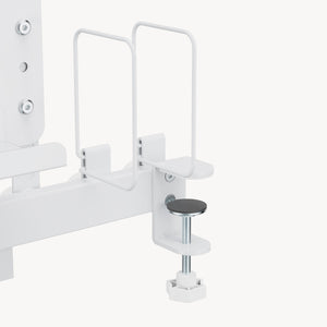 Organisateur de bureau Sauda à clipser 50x50 cm Acier Blanc [en.casa]