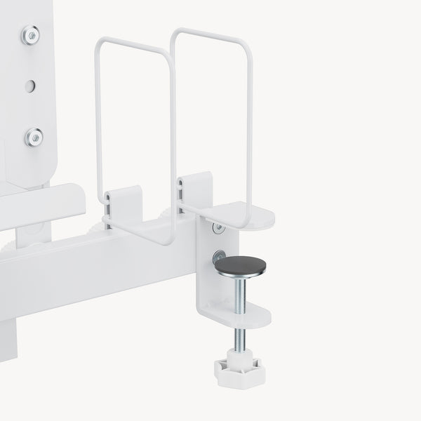 Organisateur de bureau Sauda à clipser 50x50 cm Acier Blanc [en.casa]